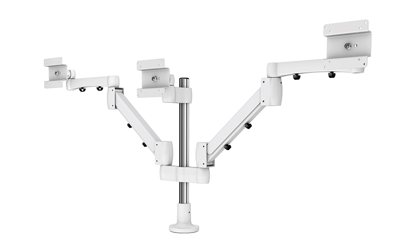 Heavy Duty Triple Monitor Mount ความสูงของเสา 400 มม